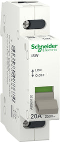 Schneider electric a9s60120 belastbare scheidingsschakelaar 20 a 250 v