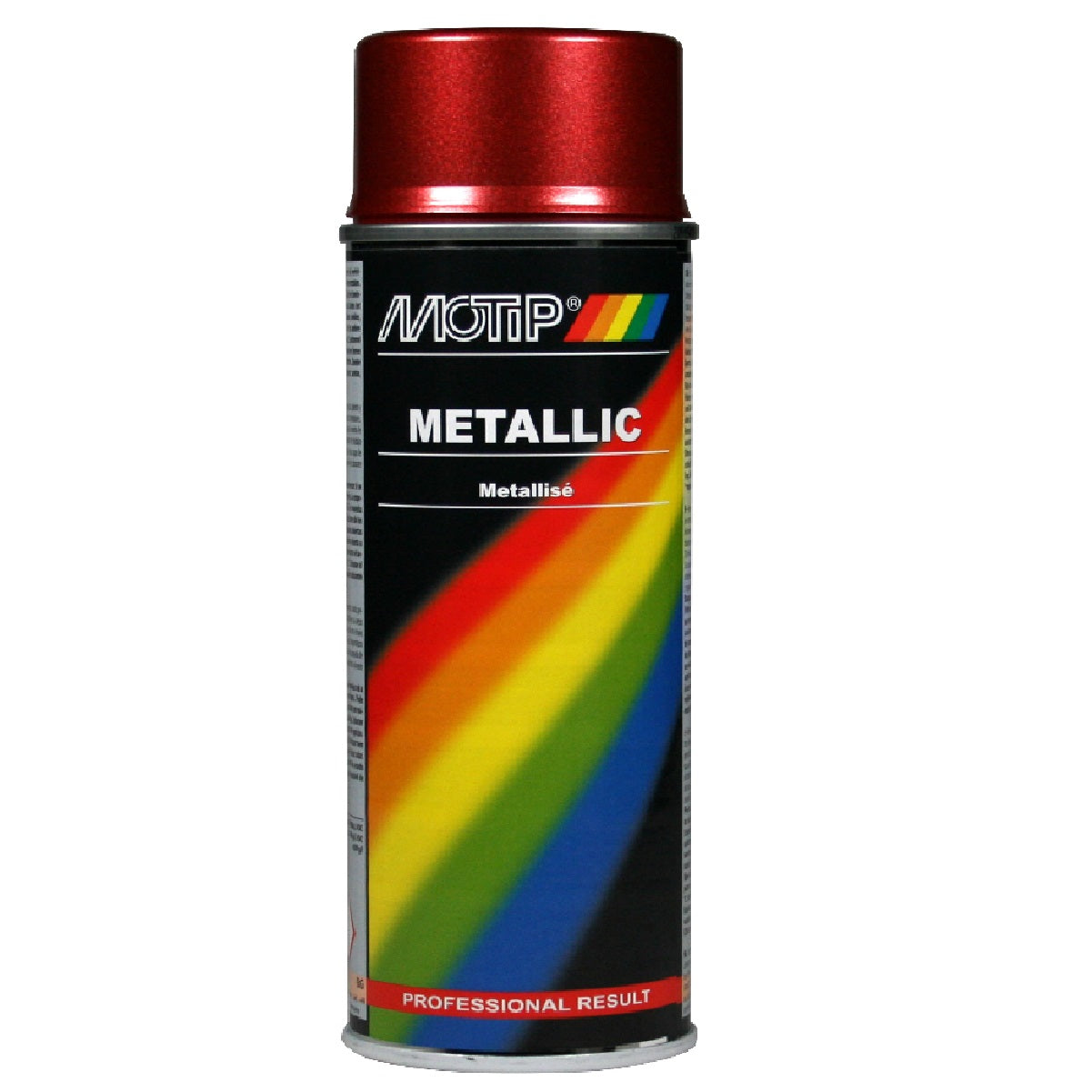 Motip spuitbus 400ml - metallic rood