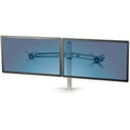 Monitor arm fellowes dubbel lotus grijs