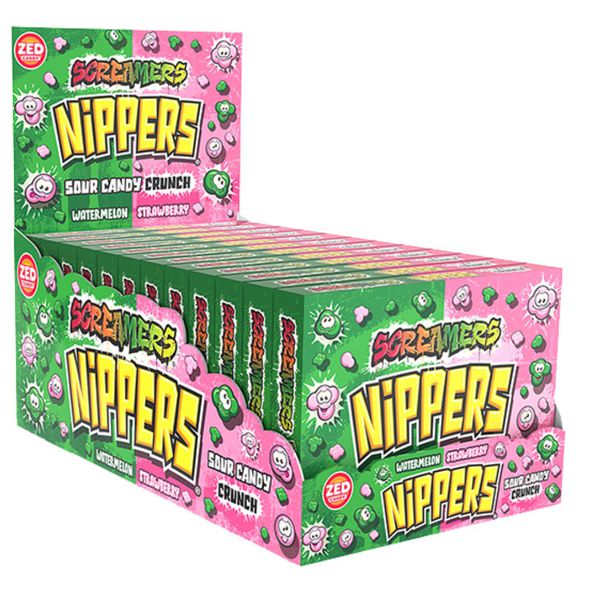 Zed candy nippers watermelon strawberry pocket (16 stuks)
