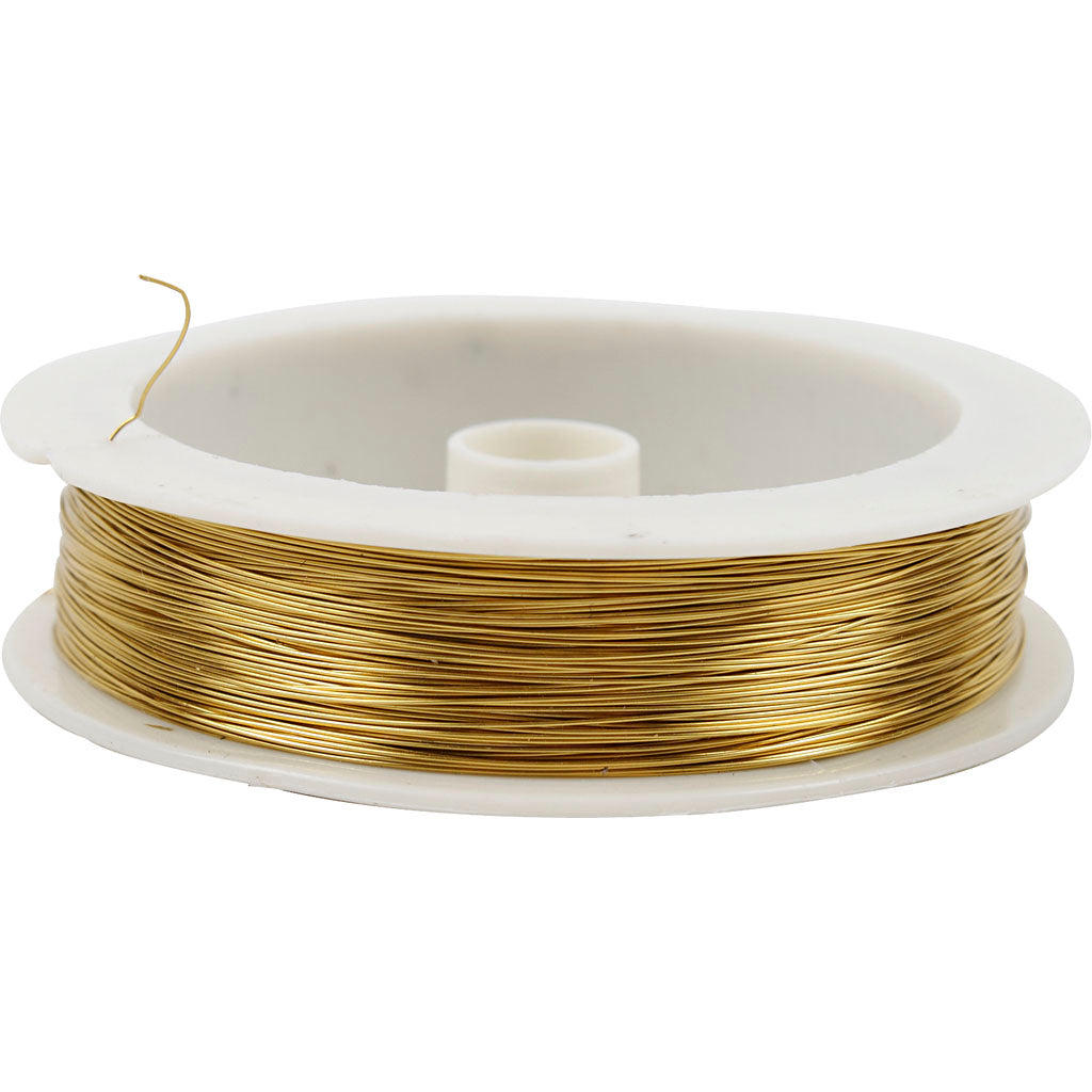 Creativ company cc brass wire, thickness 0,3 mm, 70 m 1 roll
