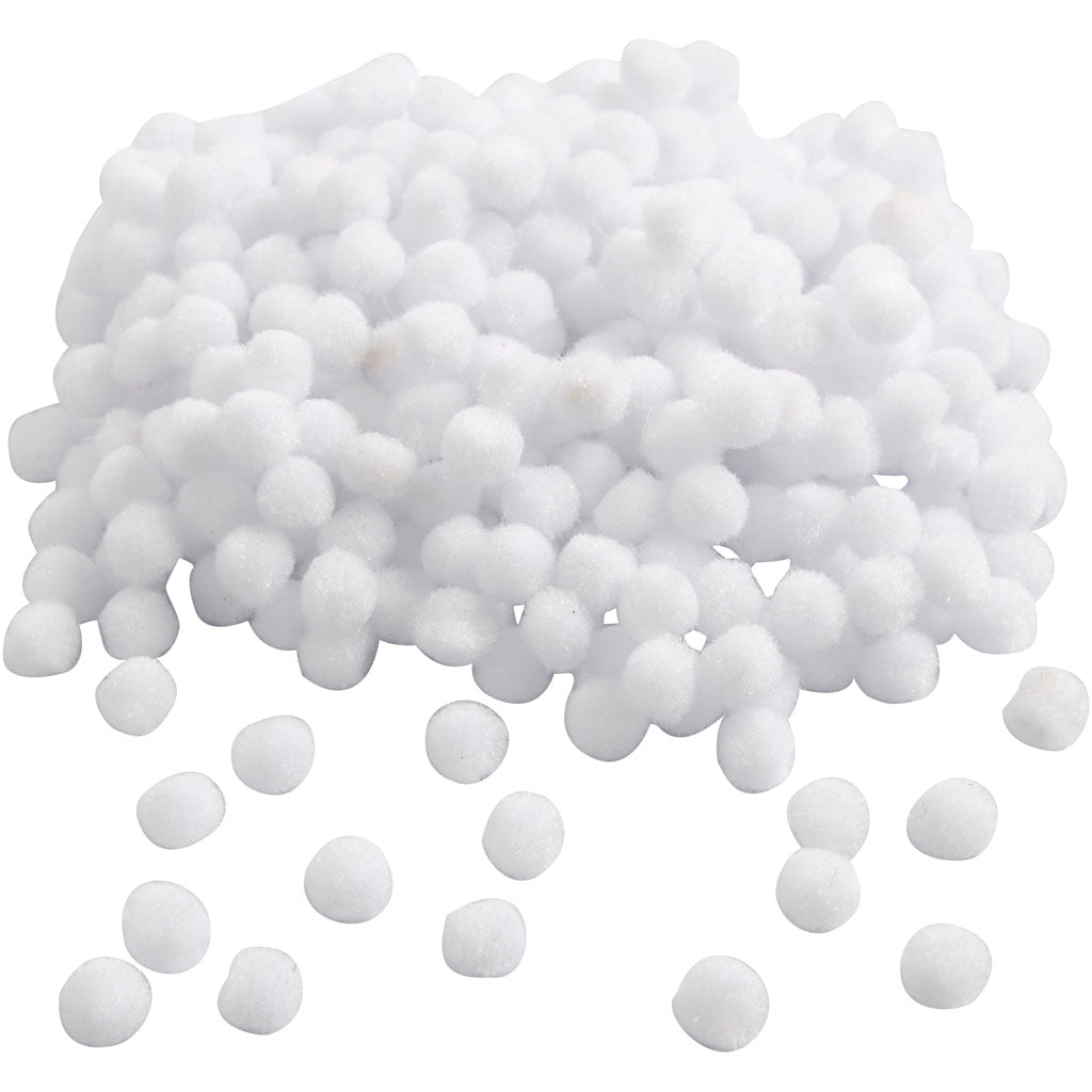 Creativ company http: www.cchobby.nl pompons-d-10-mm-wit-450-stuk-1-doos