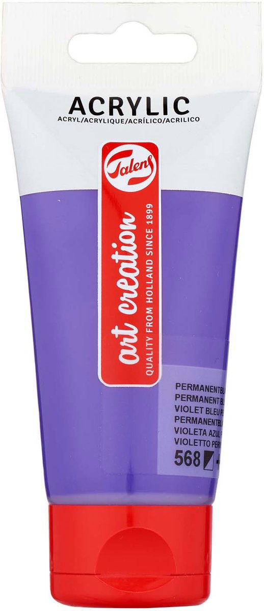 Talens Acrylfarbe, Tube 75ml, permanent blauviolett