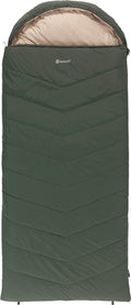 Outwell caldera lux xl green slaapzak dekenmodel +8 c 220 x 100 cm
