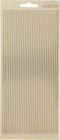 Creativ company creotime foliestickers rand shine 30 stuks goud 21 cm