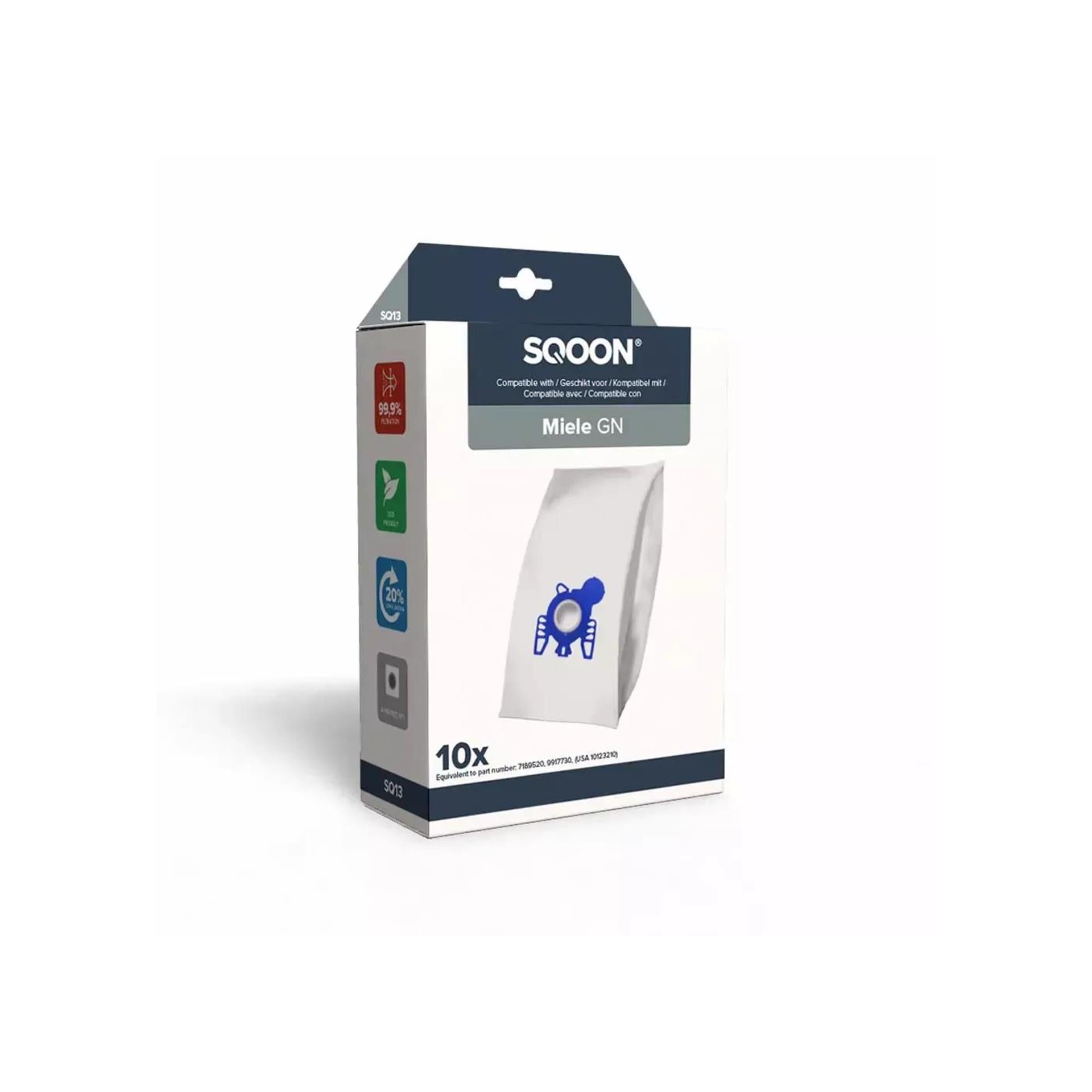 Sqoon stofzuigerzak miele gn 10st