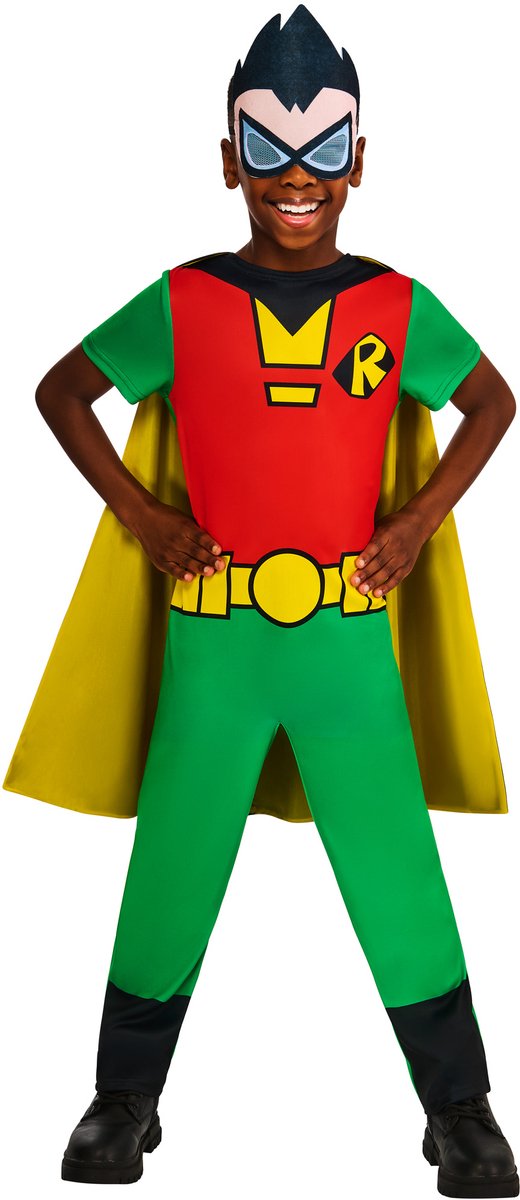 Rubies teen titans go robin kinderkostuum - - maat 7-8 jaar
