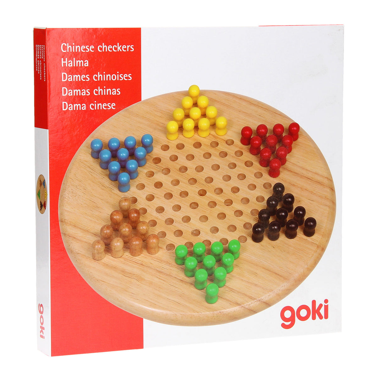 Goki hölzerne Halma