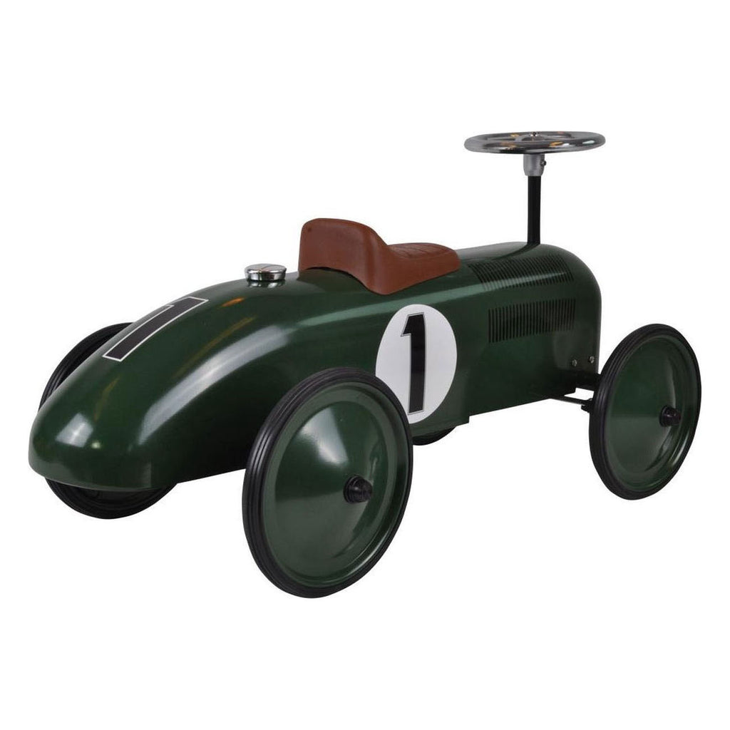 Goki Retro-Rennwagen grün