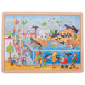 Goki Holzpuzzle -Puzzle Zoo, 48tlg.