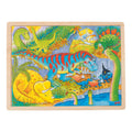 Goki houten legpuzzel - dino's, 48st.