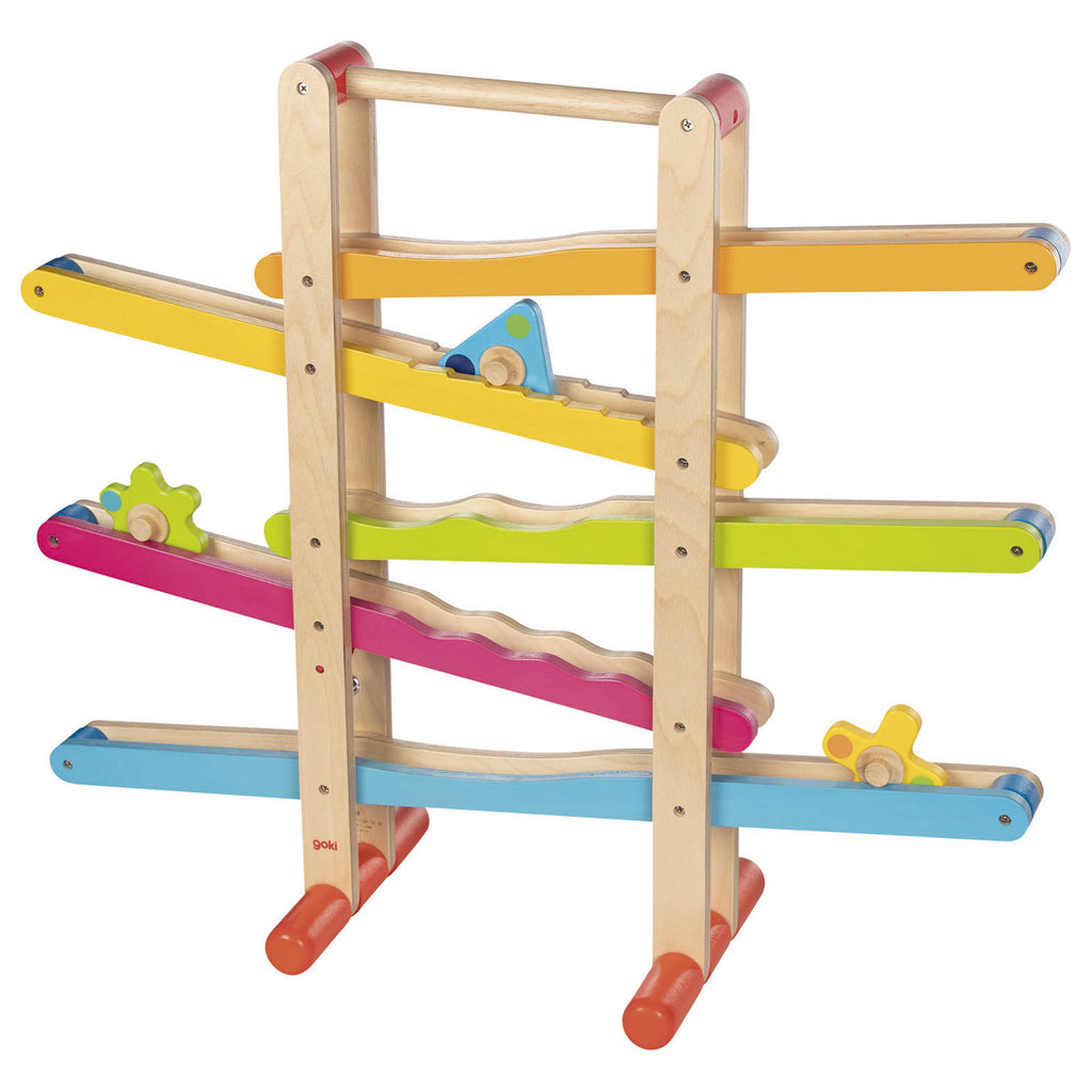 Goki Holzkugelbahn mit Figuren