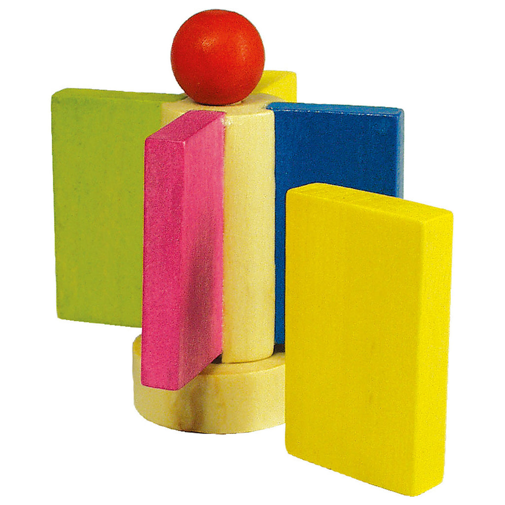 Goki Domino-Spielset aus Holz, 247 Teile.