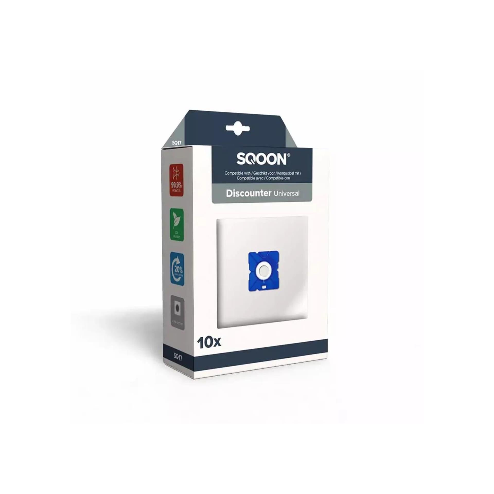 Sqoon stofzuigerzak discounter 10st