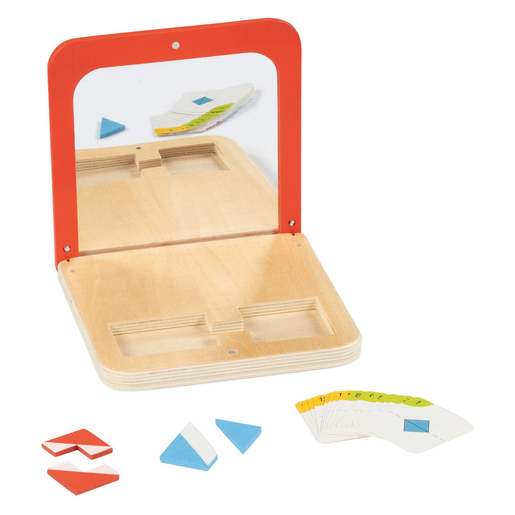 Goki houten symmetrie spel spiegel magie