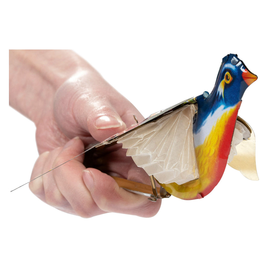 Goki metalen zingende vogel