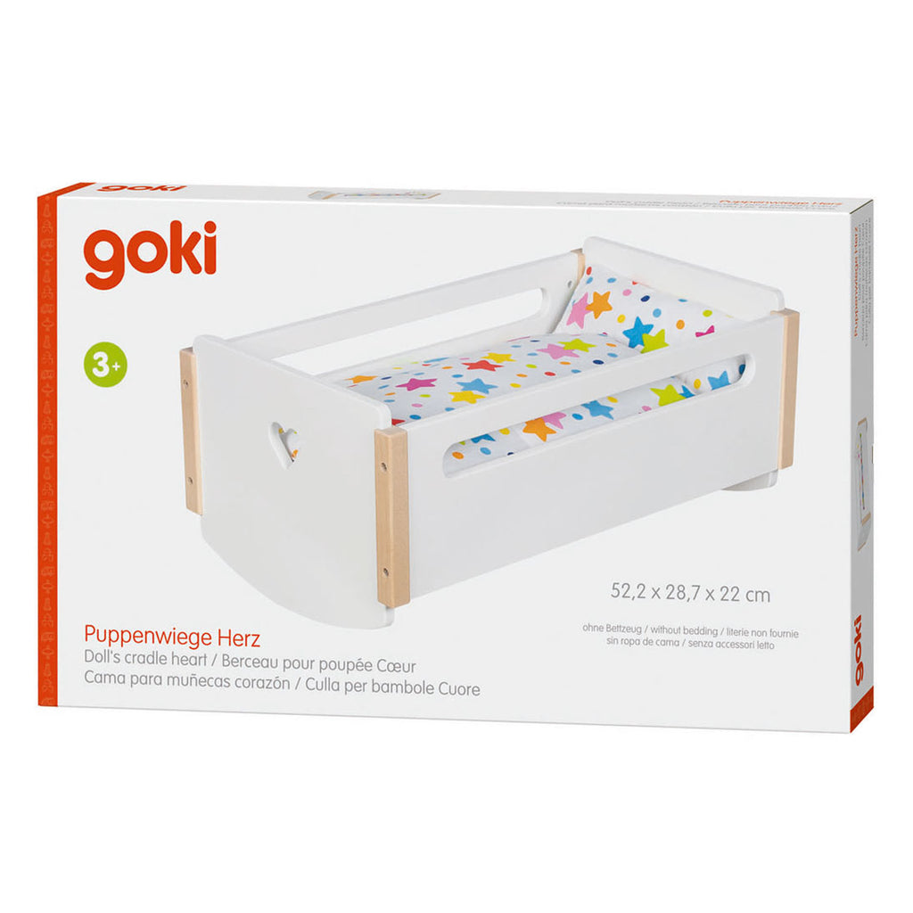 Goki houten poppenwiegje