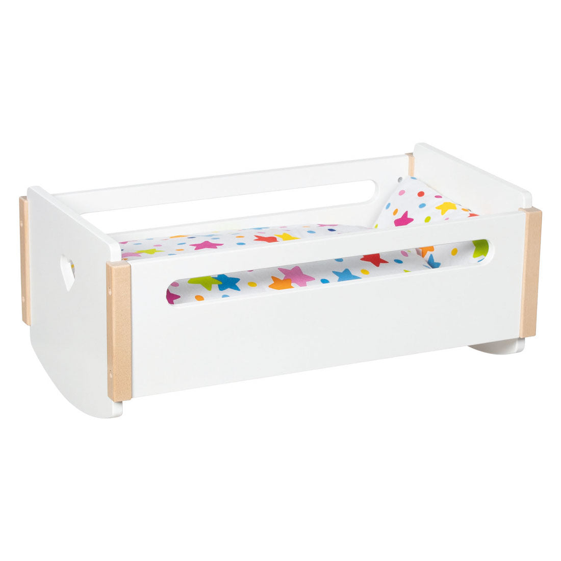 Goki houten poppenwiegje