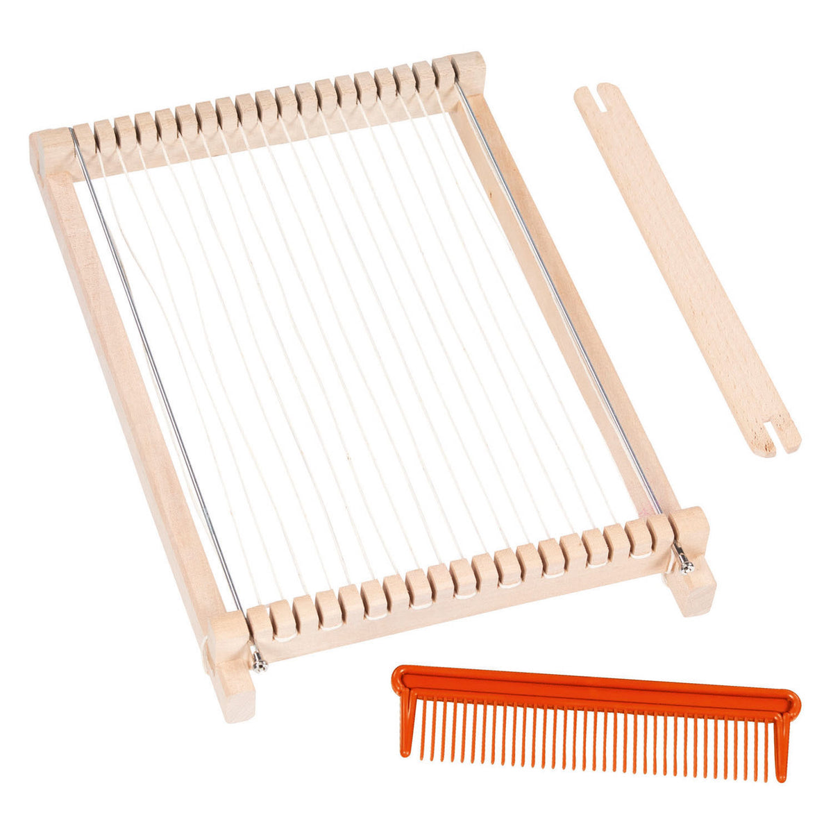 Goki houten weefraam met kam - 17cm