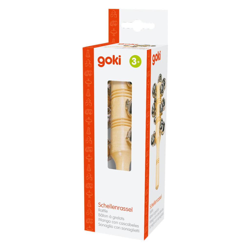 Goki Holzglockenstab mit 13 Glöckchen