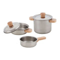 Goki Pfannen-Kochset aus Metall, 5-teilig.