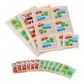 Goki Memory-Spiel aus Holz, 36 Teile.