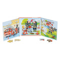 Goki magnetisch legpuzzelboek brandweer, 40st.