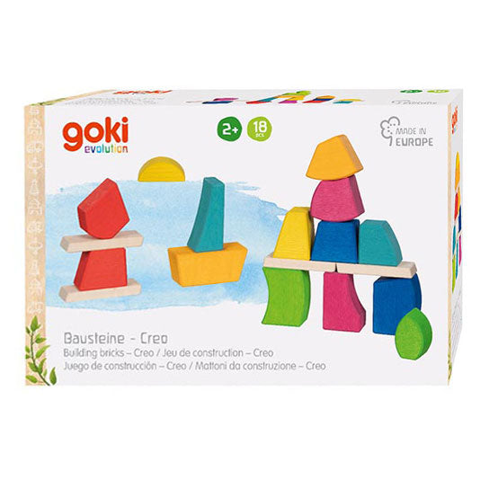 Goki Holzbausteine ​​Creo, 14dlg.