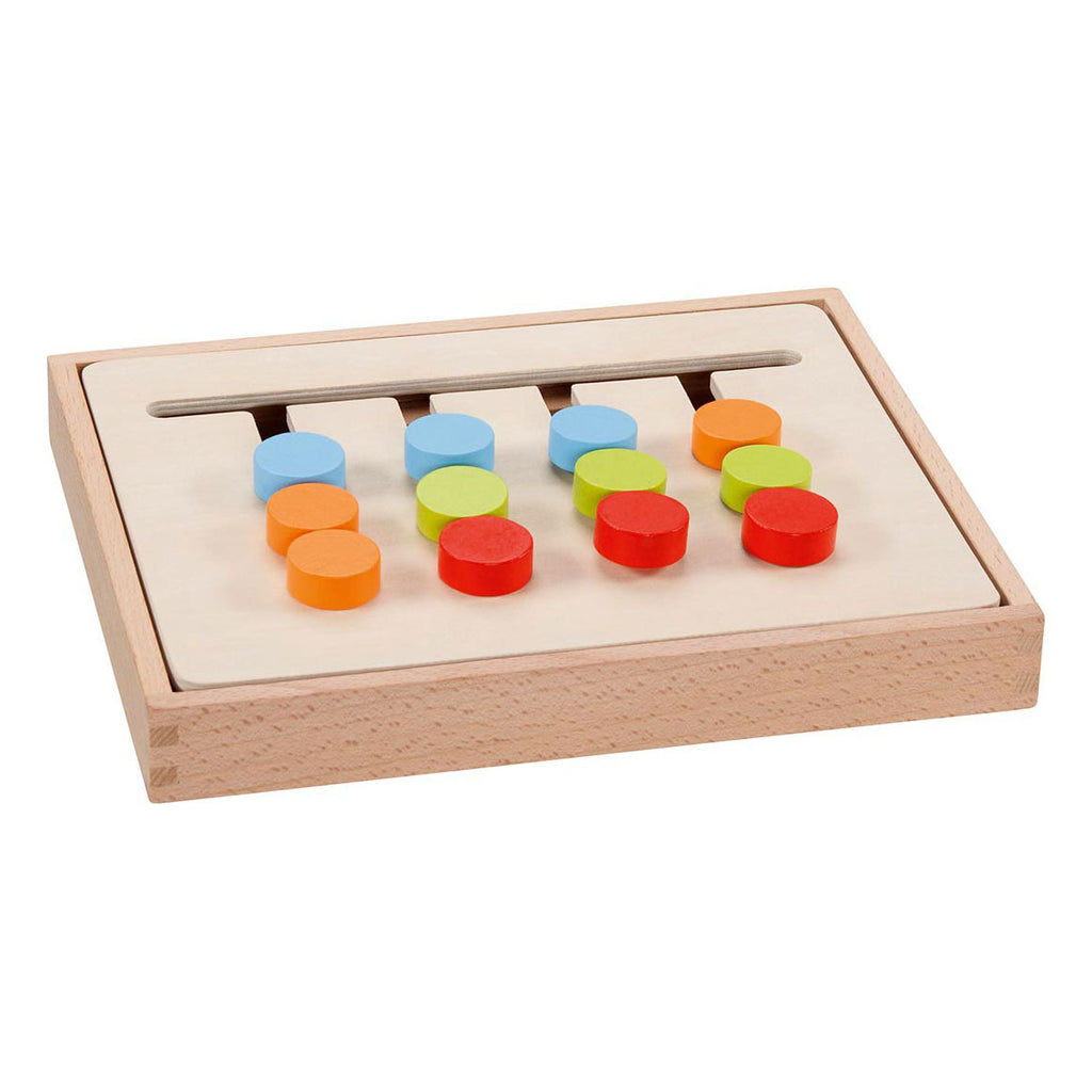 Goki Farbsortierbrett aus Holz in Holzbox