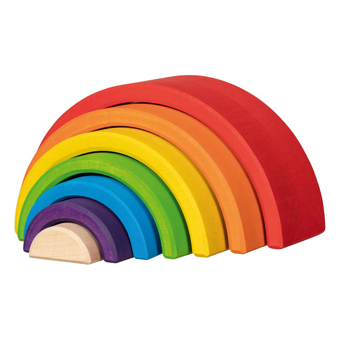 Goki Holzbausteine ​​Regenbogen, 5 Stück.