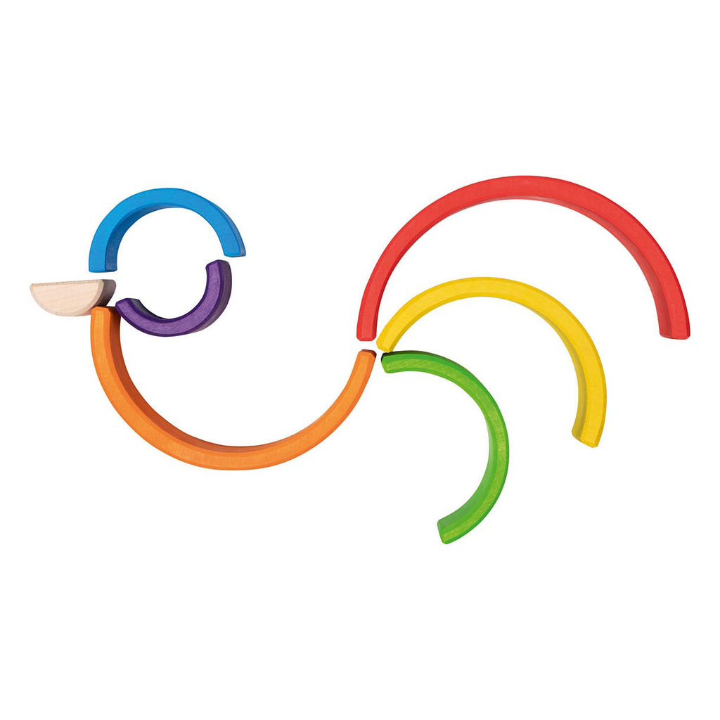 Goki Holzbausteine ​​Regenbogen, 5 Stück.