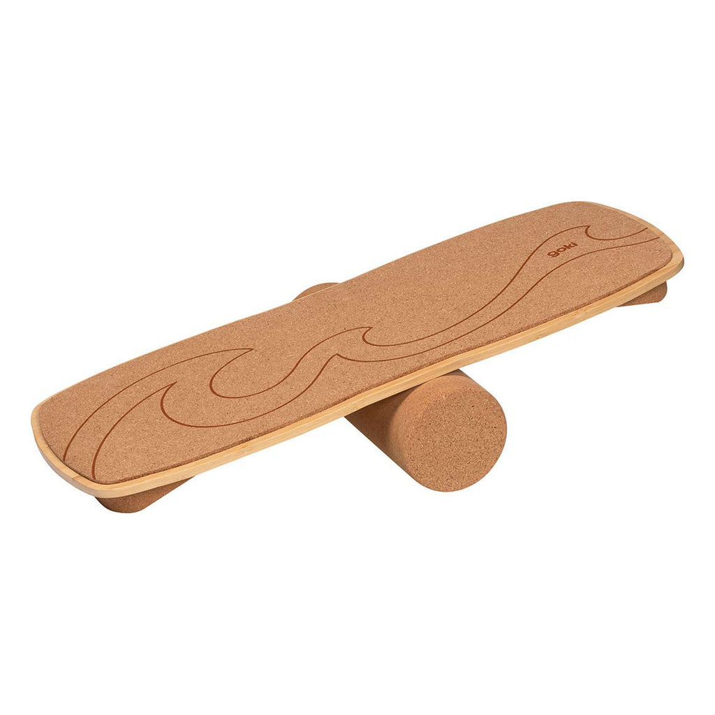 Goki Balance Board aus Holz, Waikiki Beach, 2-teilig.