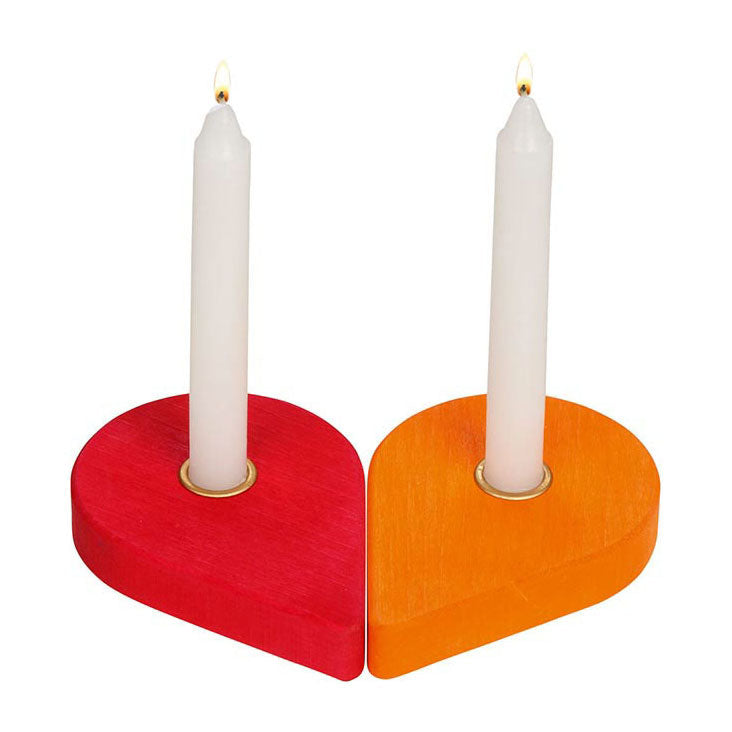 Goki Geburtstagskranz-Kerzenständer aus Holz, 6 Stück.