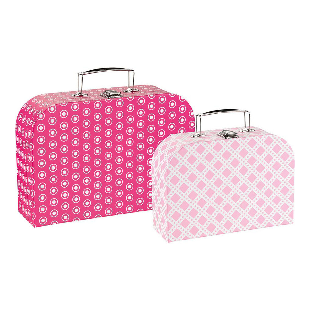 Goki Kindergepäck gesetzt rosa Muster, 2tlg.