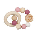 Goki Holzgriffring Herz rosa