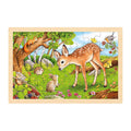 Goki Holzpuzzle Hirsch, 24 Teile.