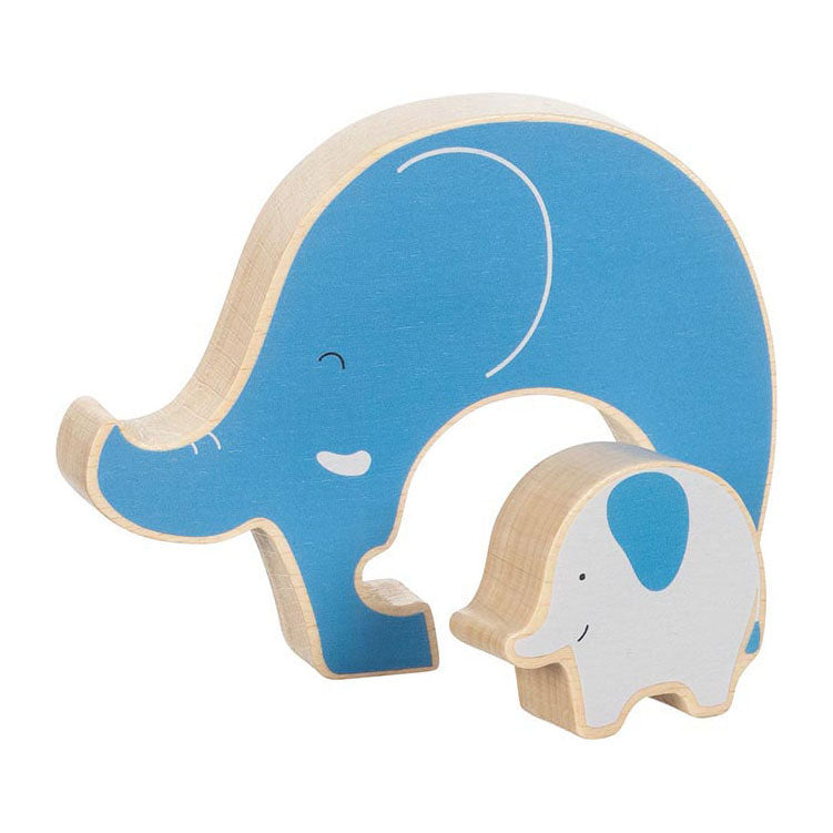Goki Holzpuzzle stehender Elefant, 2 Stück.