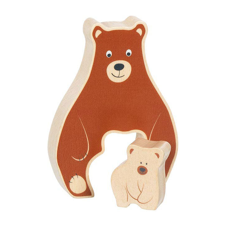 Goki Holzpuzzle stehender Bär, 2 Stück.