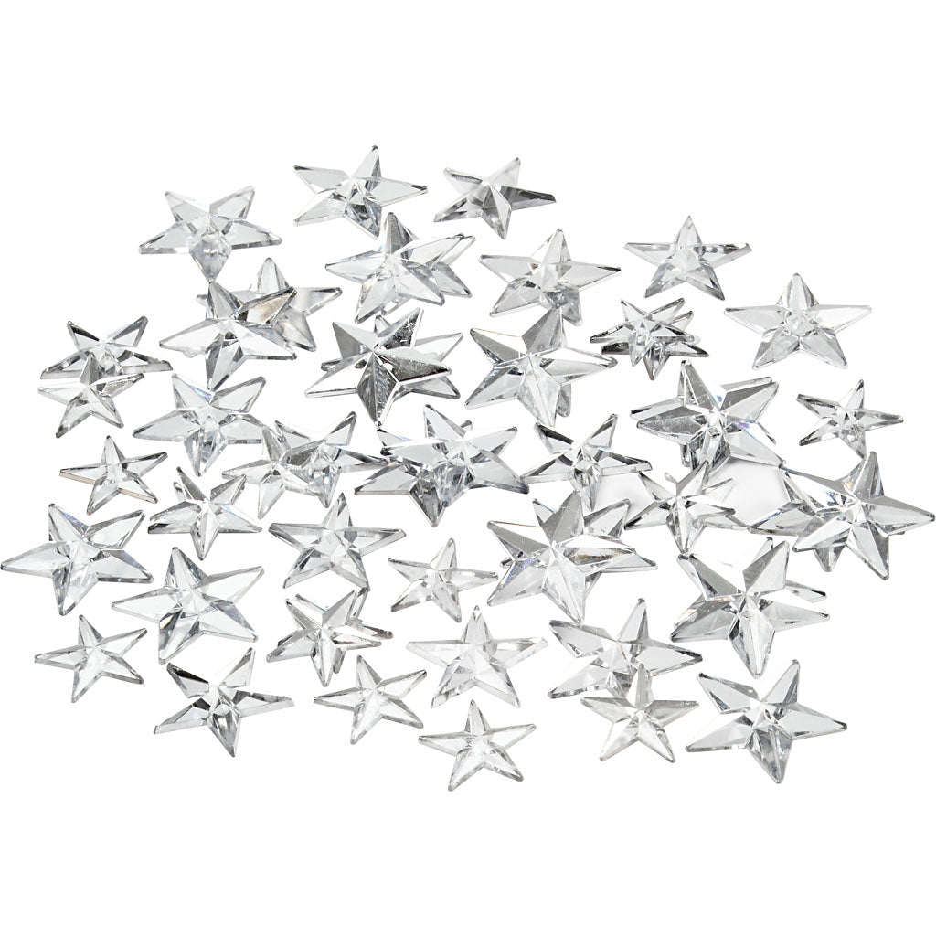 Creativ company strassstenen zilver divers, 360st.