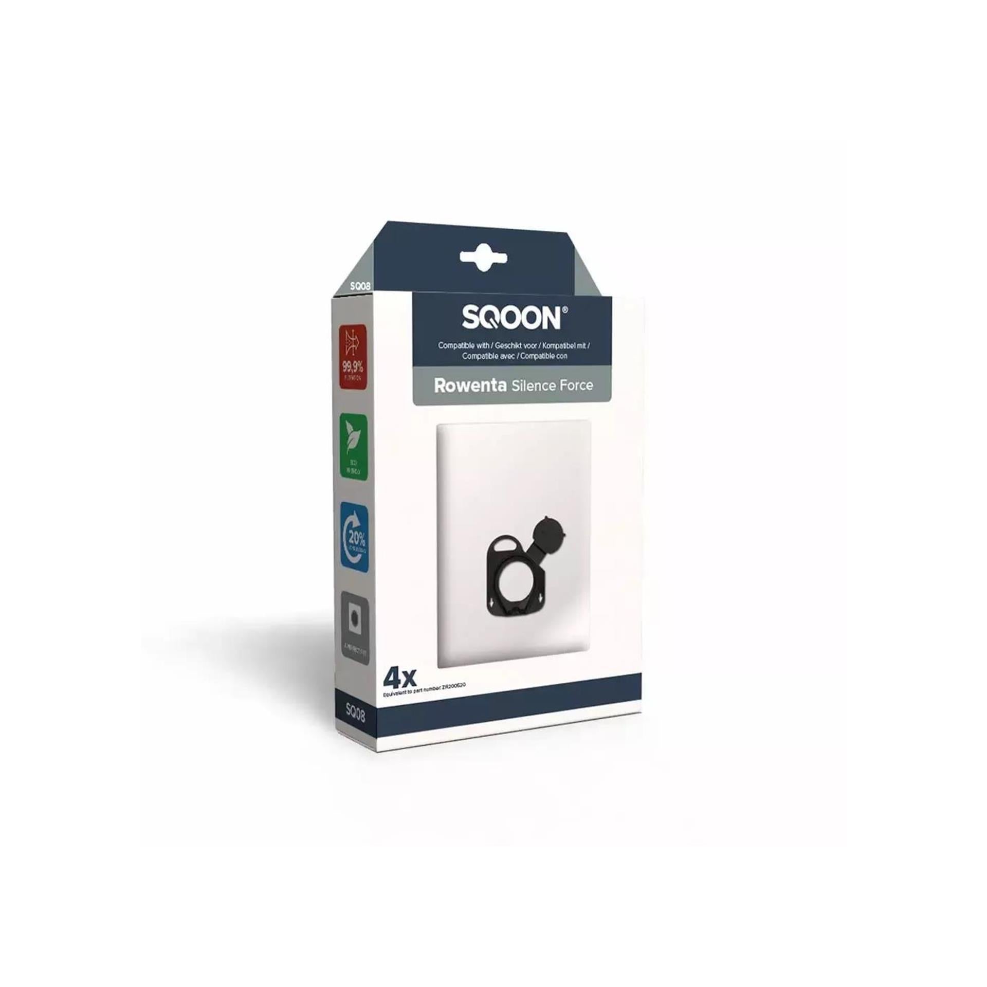 Sqoon stofzuigerzak rowenta silence force