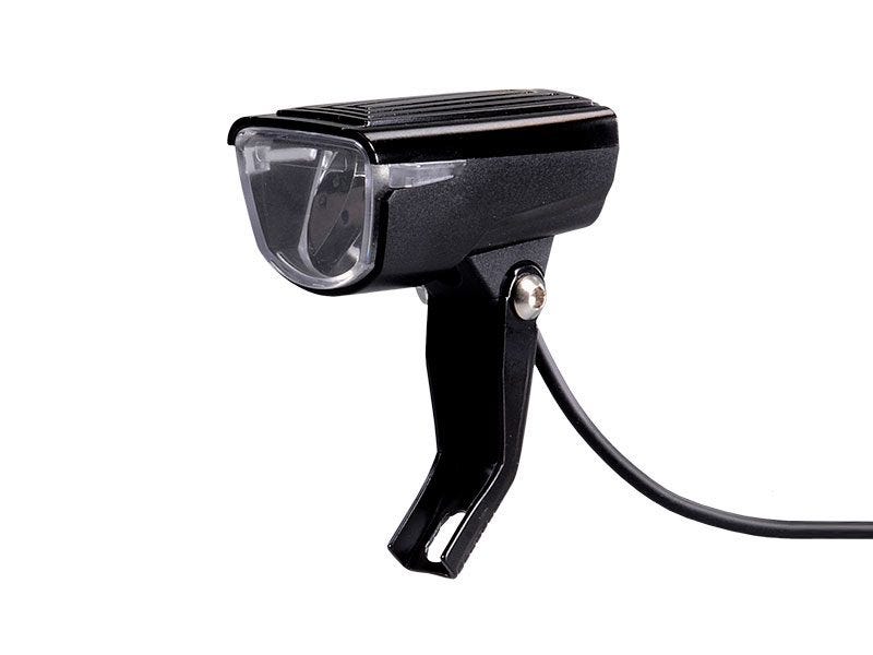 koplamp Luna e-bike led 6 cm voorvork 25 lux zwart