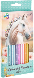 Merkloos sans marque kleurpotloden pastel - 12st.