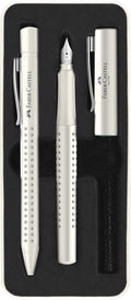 Faber-castell grip 2010 - schrijfset balpen en vulpen - in giftbox - harmony coconut milk - fc-201527