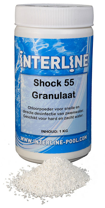Zwischenleitungschlorgranulat 1 kg Schock 55