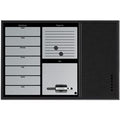 Bi-office combinatiebord bisilque mx03402169 60 x 40 cm zwart