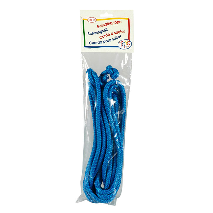 Goki springtouw blauw. 500 cm. 4+