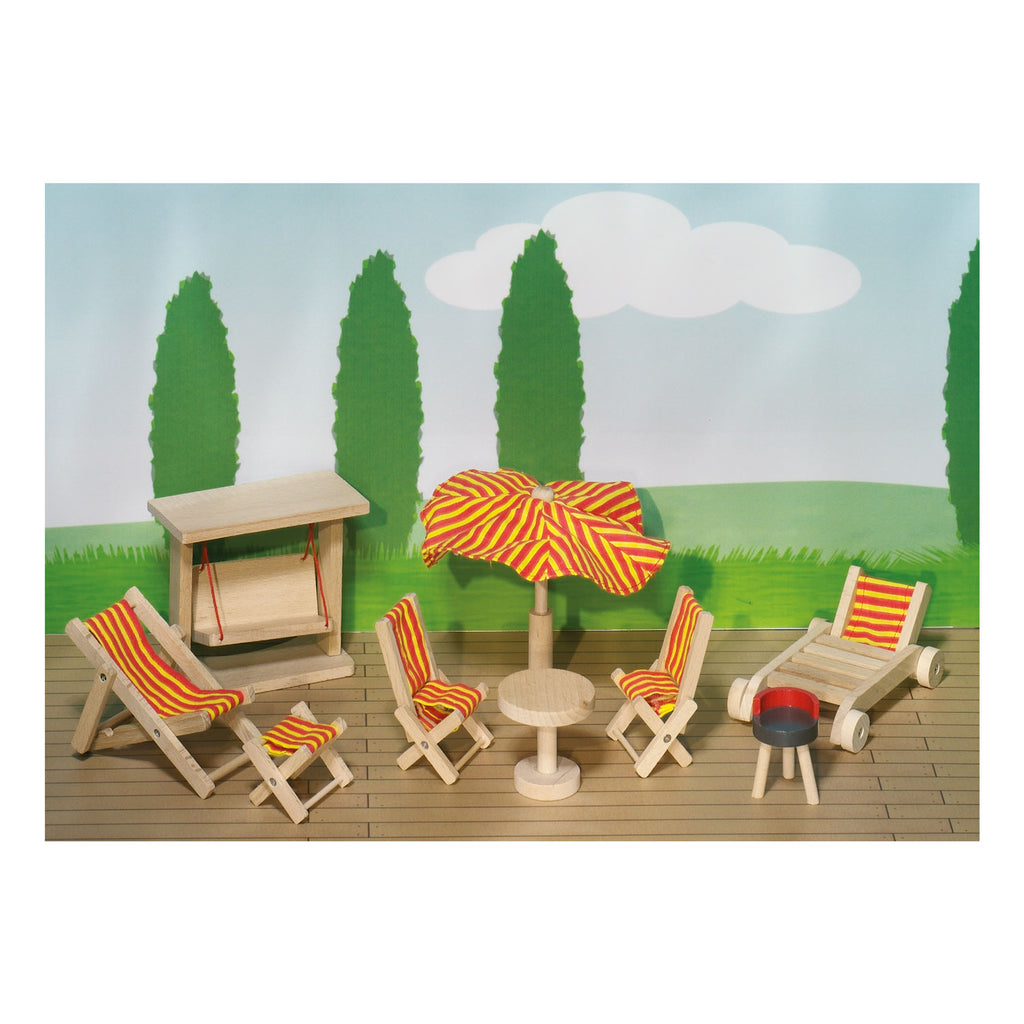 Goki Gartenset Puppenhaus