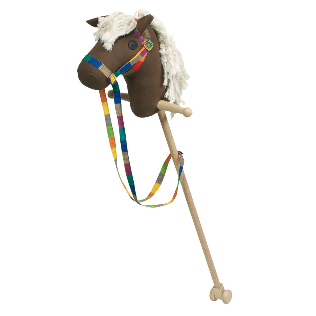 Goki Steckenpferd aus Holz, braun
