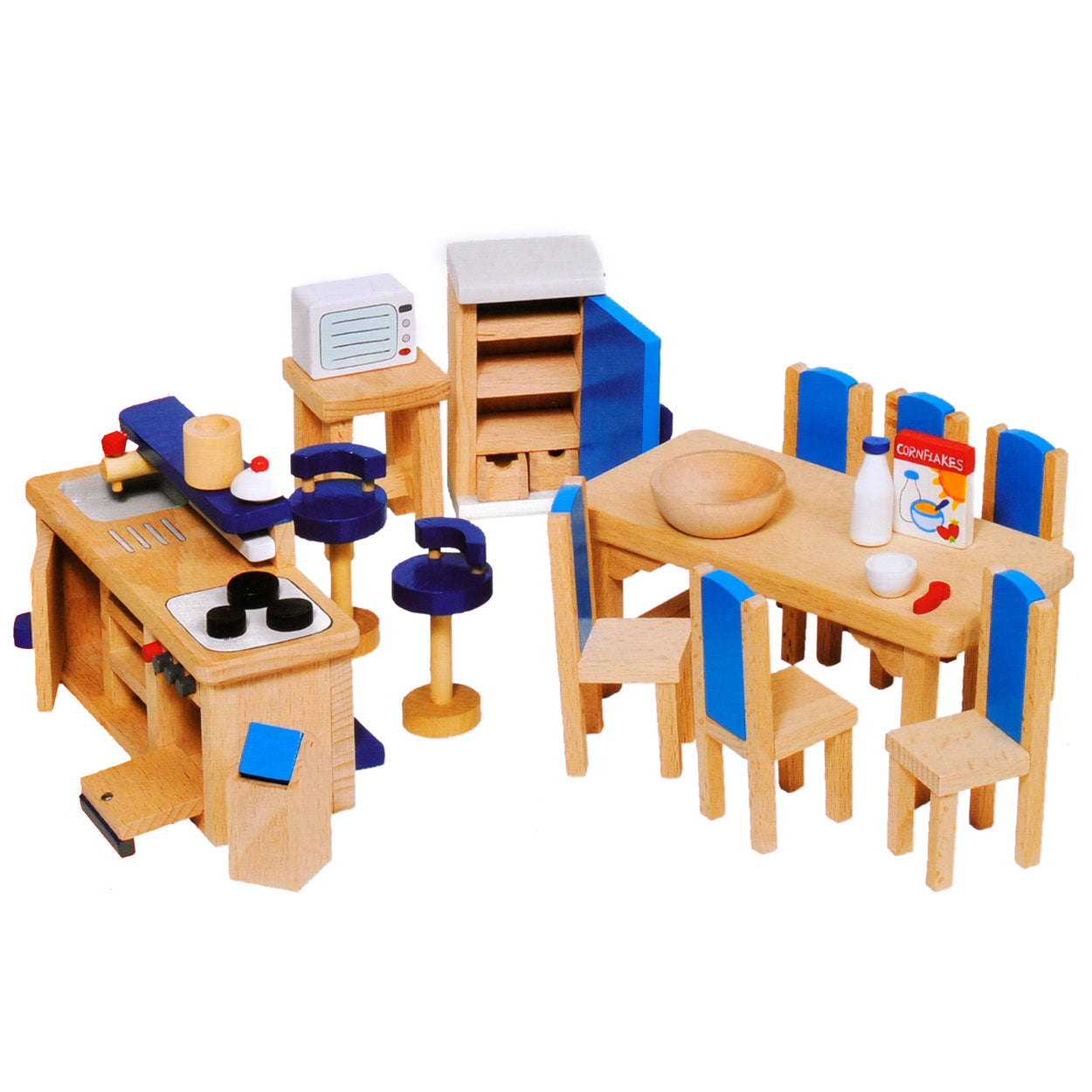 Goki poppenhuis meubeltjes keuken