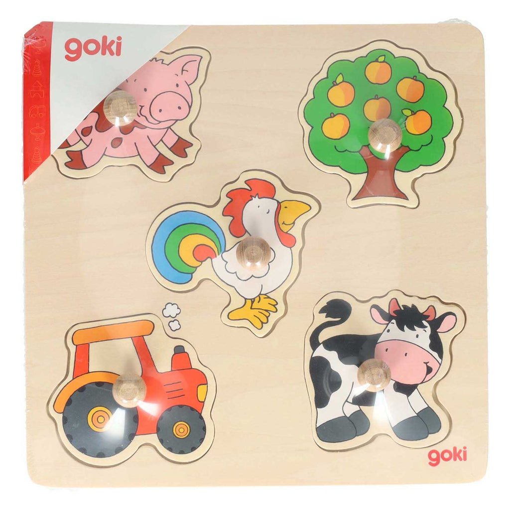 Goki Holzpuzzle-Bauernhof